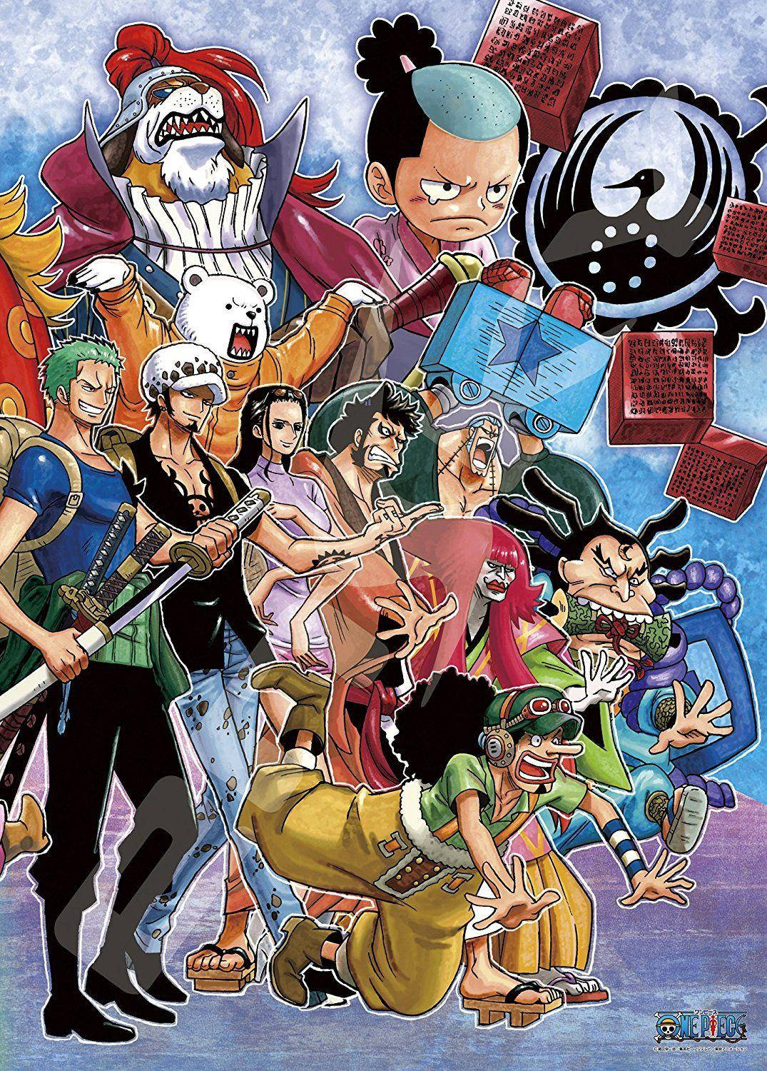 One Piece Wano Crew Background