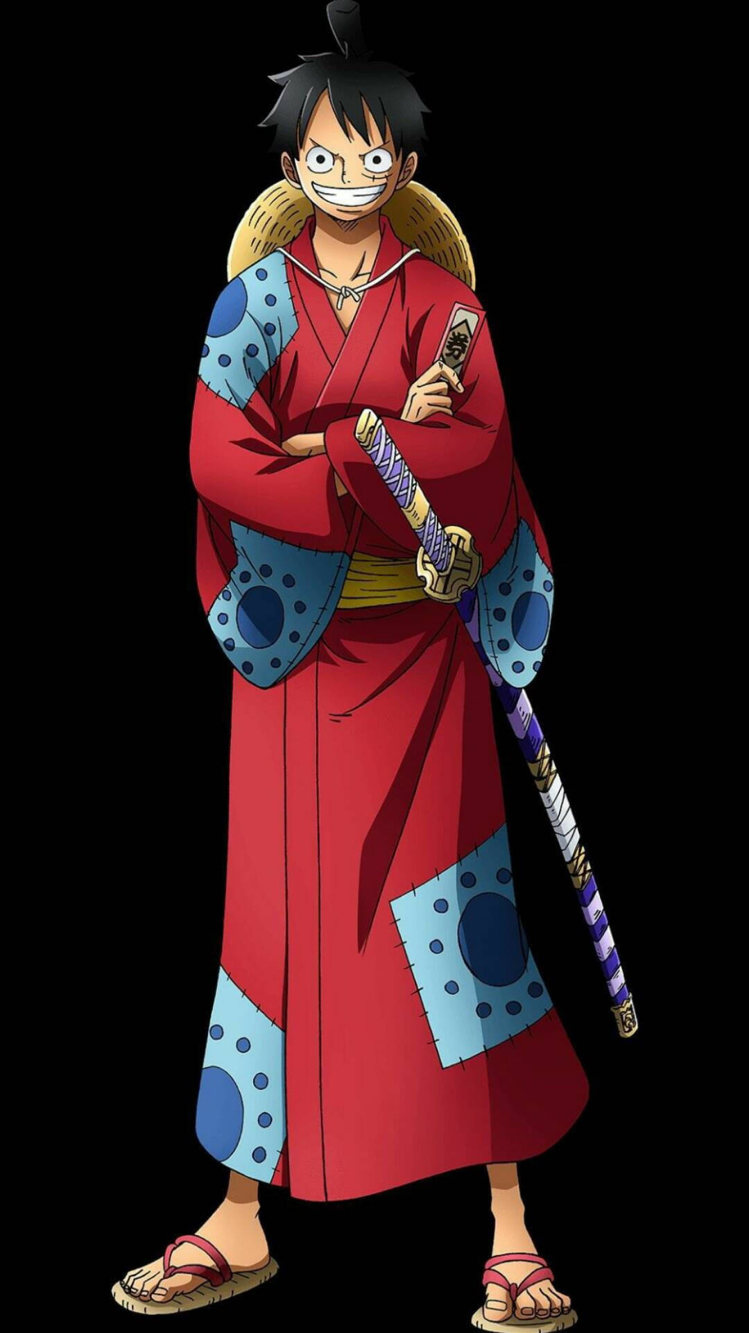 One Piece Wano Luffy Kimono