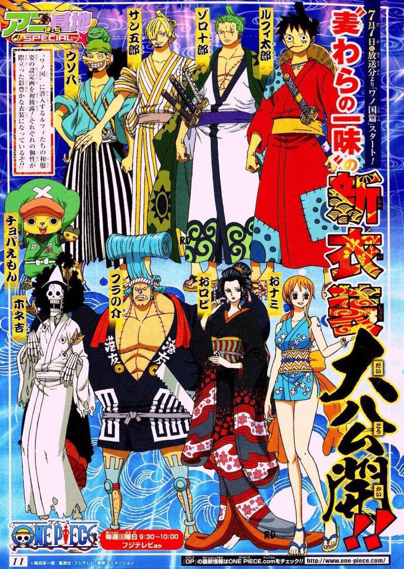 One Piece Wano Outfits Background