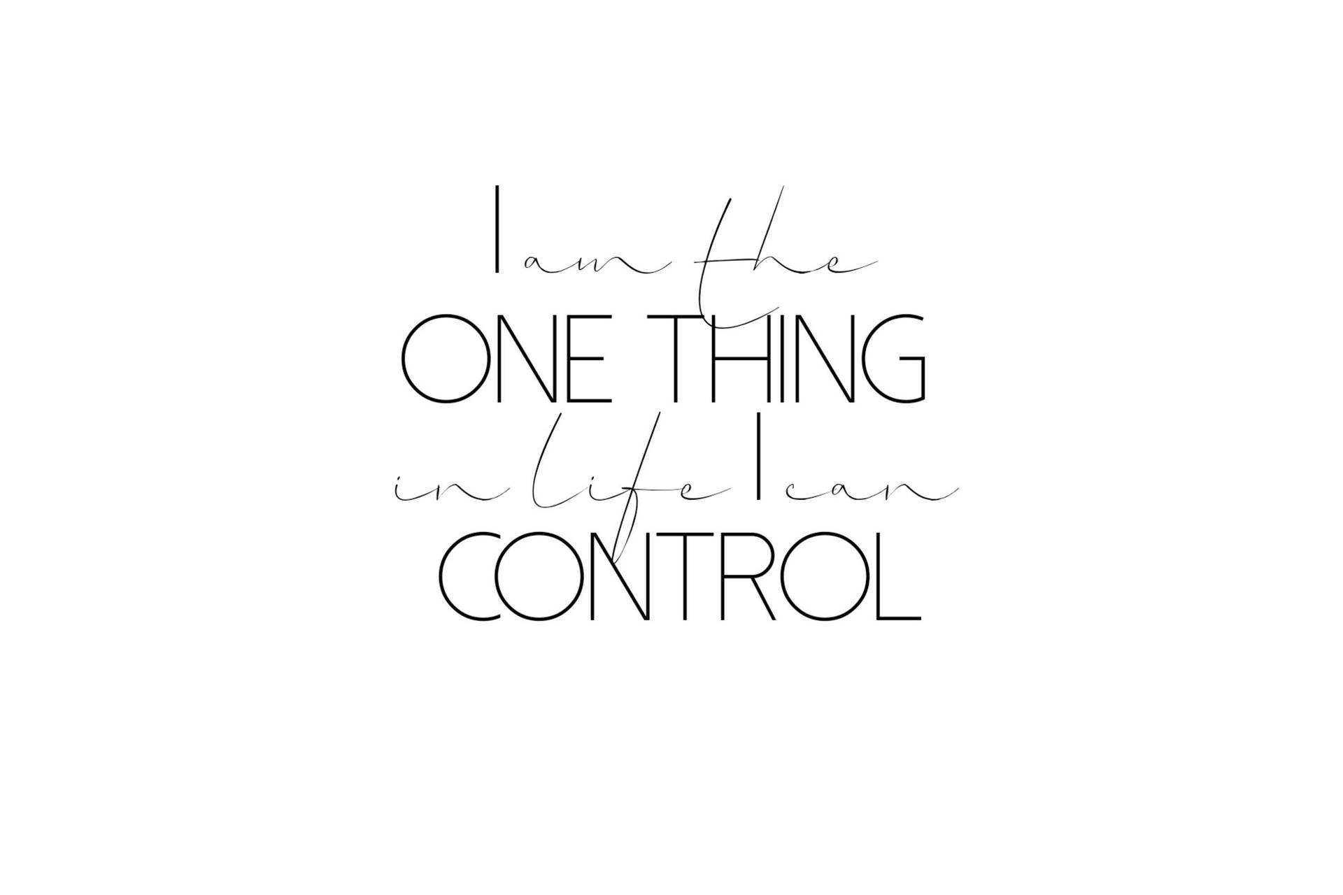 One Thing Quotes Desktop Background