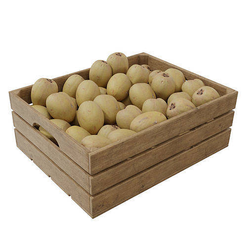 One Tray Sapodilla Fruits Background