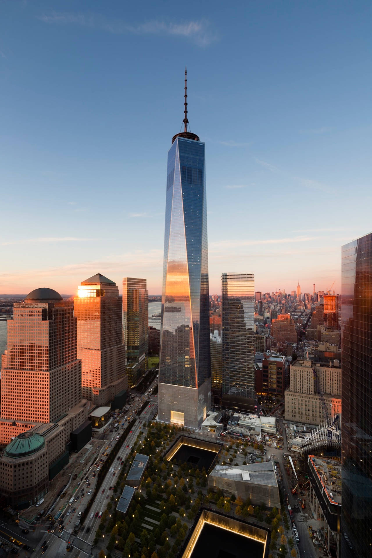 One World Trade Center Above The Street