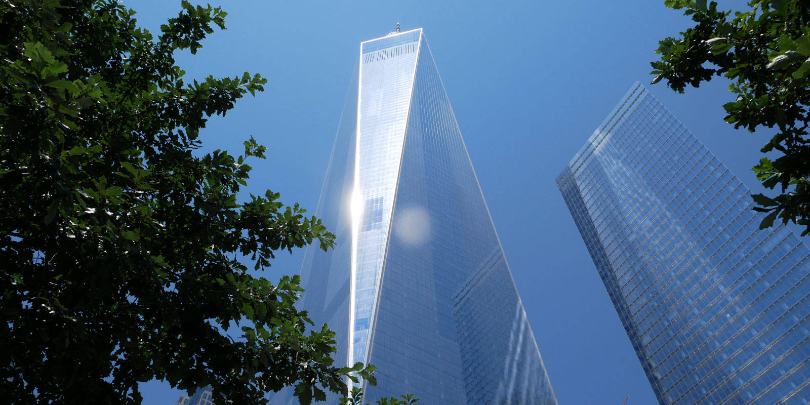 One World Trade Center Glare Background