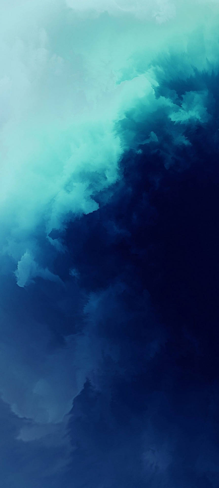 Oneplus 9 Pro Dark Blue Clouds Background