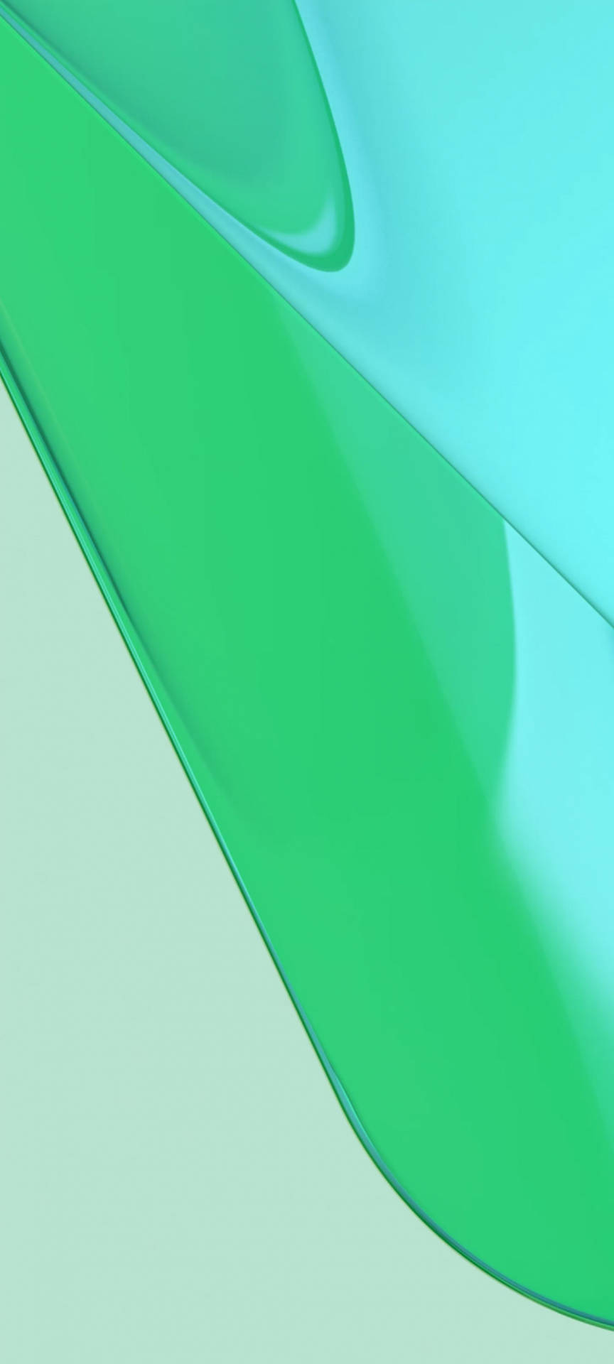 Oneplus 9 Pro Silky Green Leaf Background