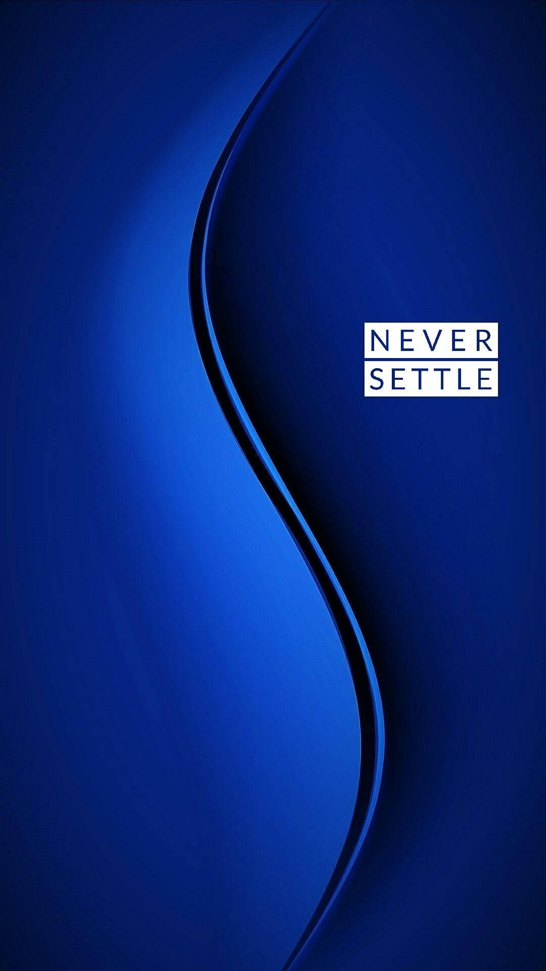 Oneplus Blue Curve Background
