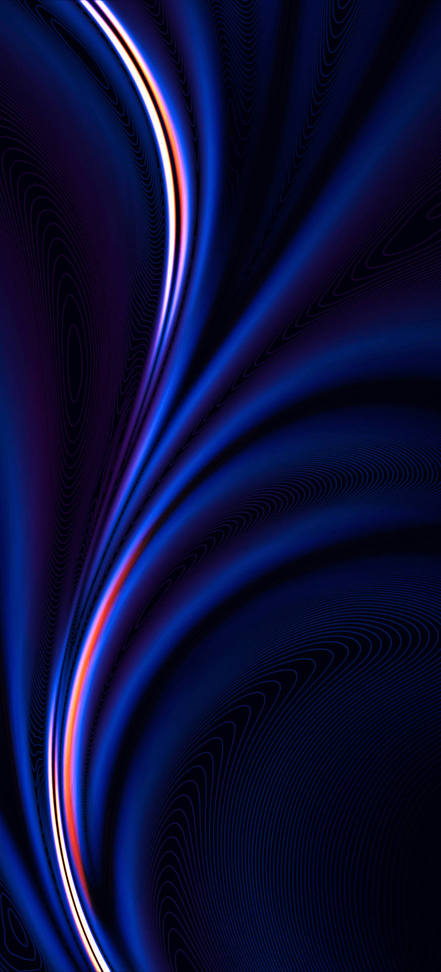 Oneplus Blue Curves Background