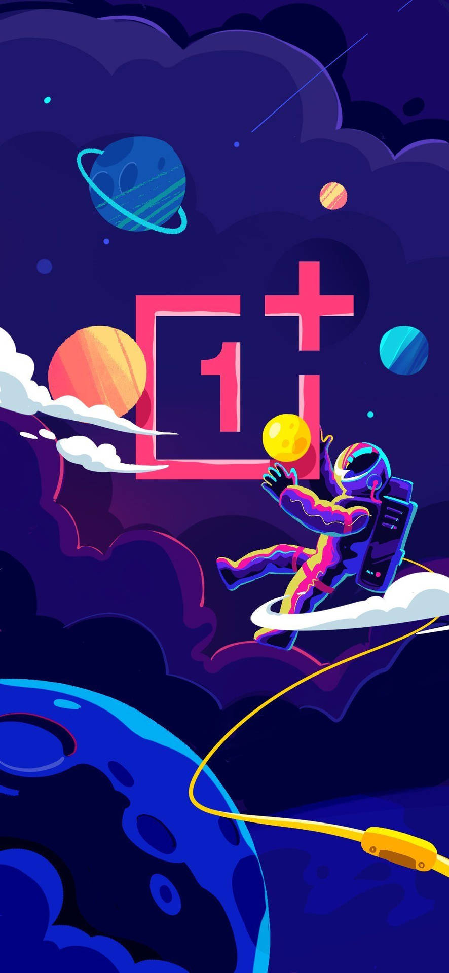Oneplus Cute Outer Space Background
