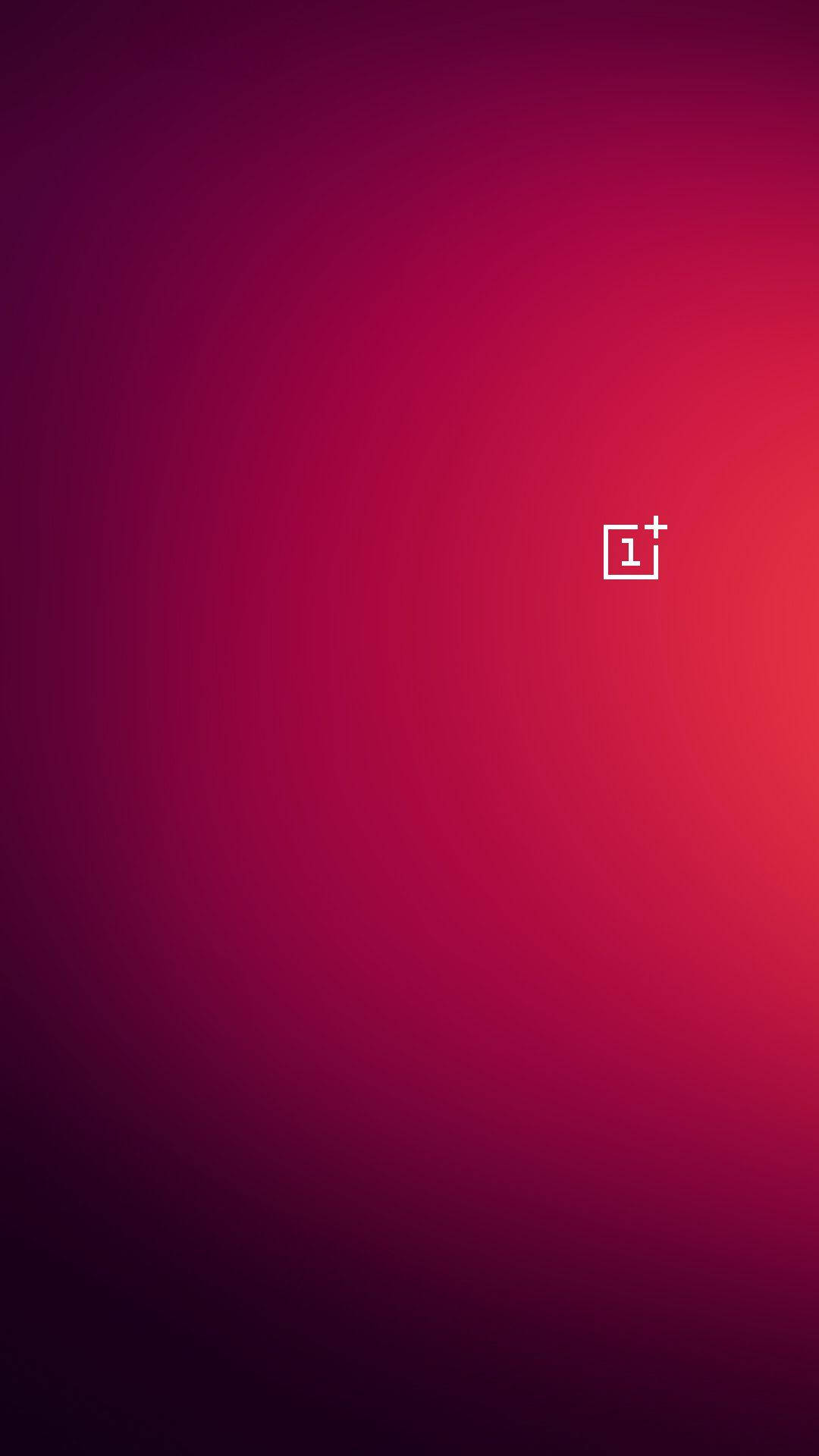 Oneplus Logo On Red