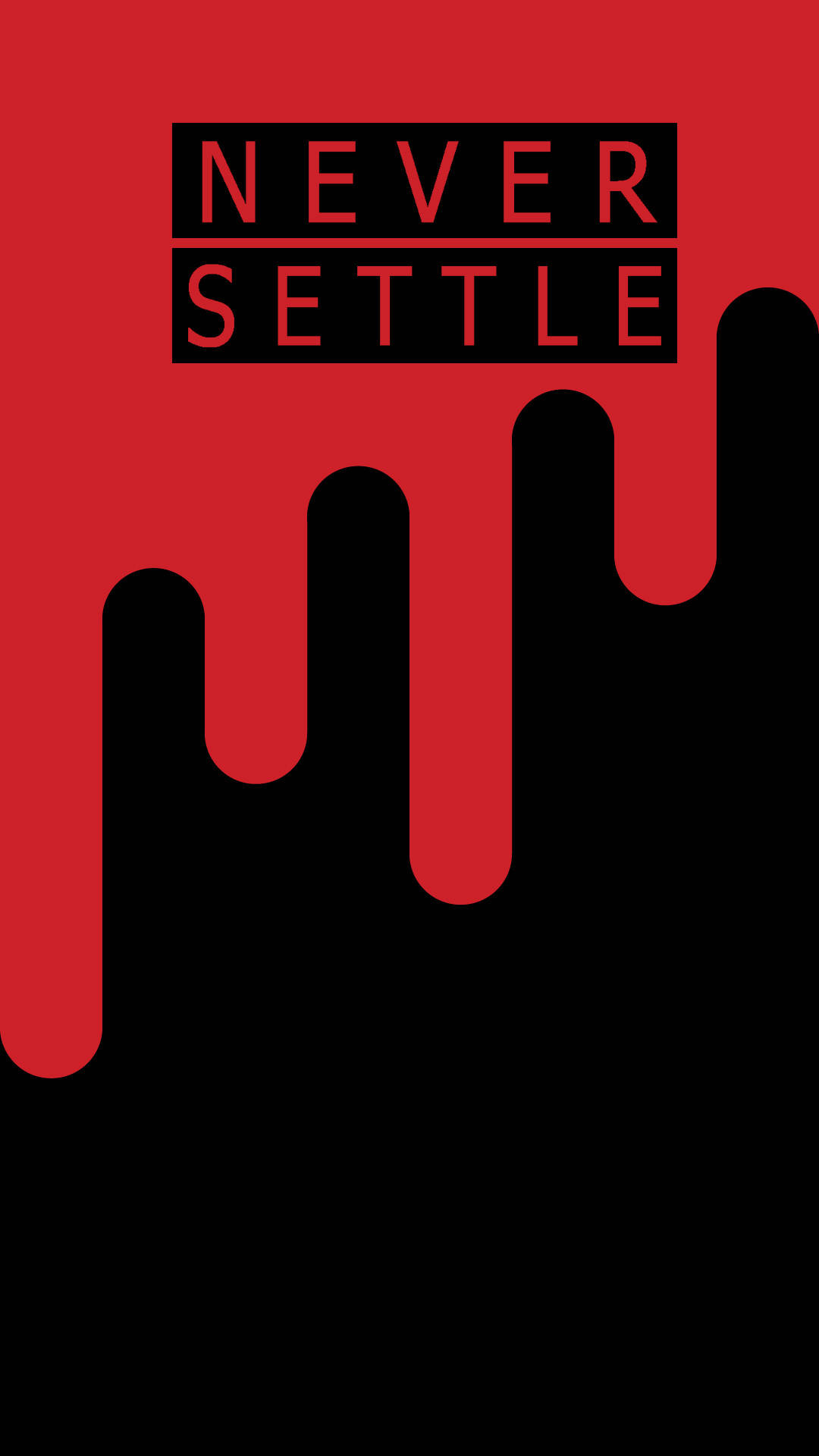 Oneplus Never Settle Dripping Background