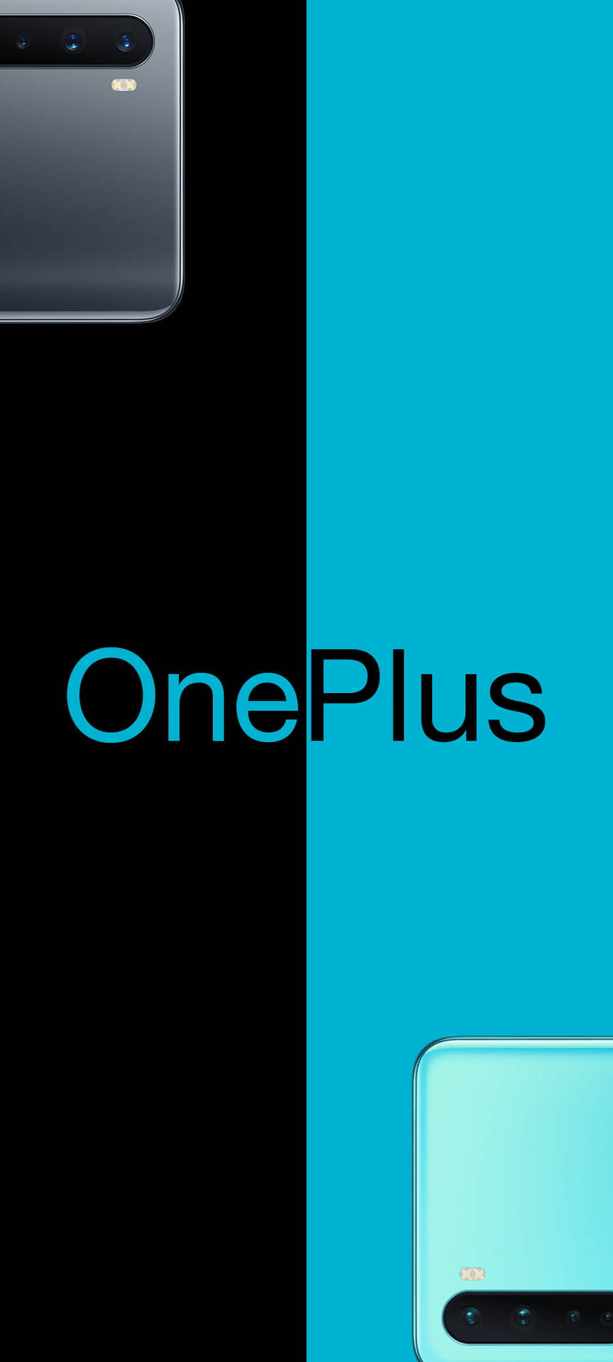 Oneplus Nord Black Blue Background