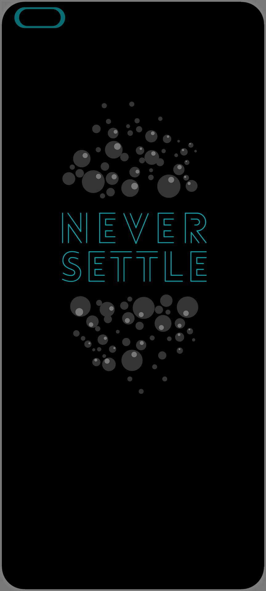 Oneplus Nord Never Settle Bubbles