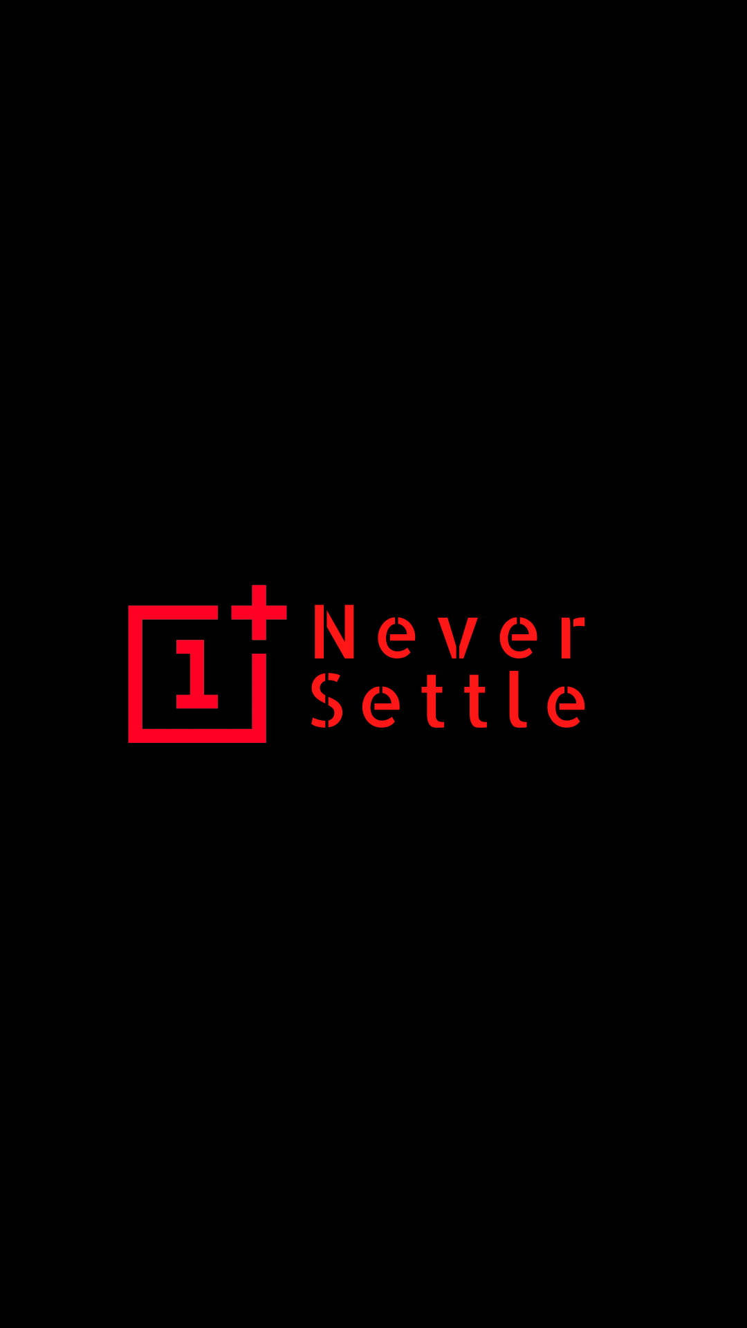 Oneplus Nord Never Settle Lettering Background