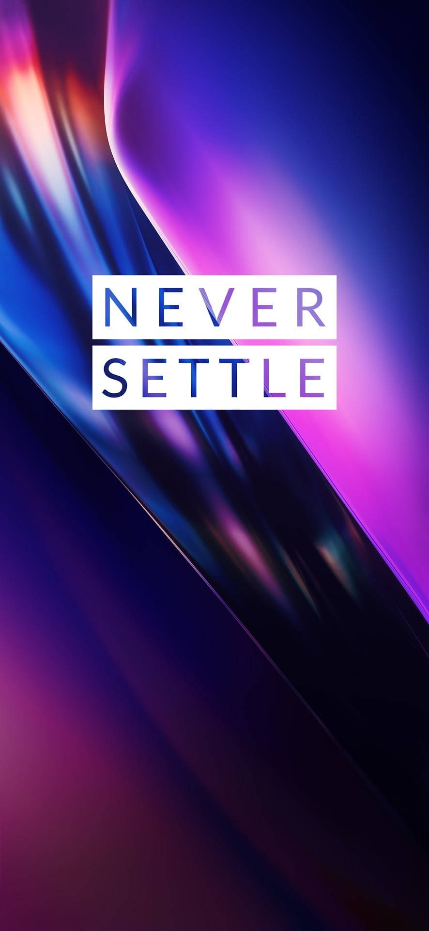 Oneplus Violet Never Settle Background