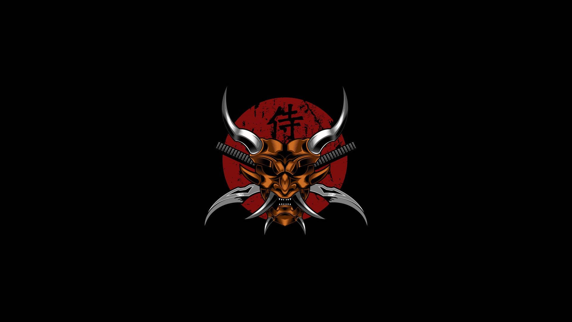 Oni Mask Devil Background