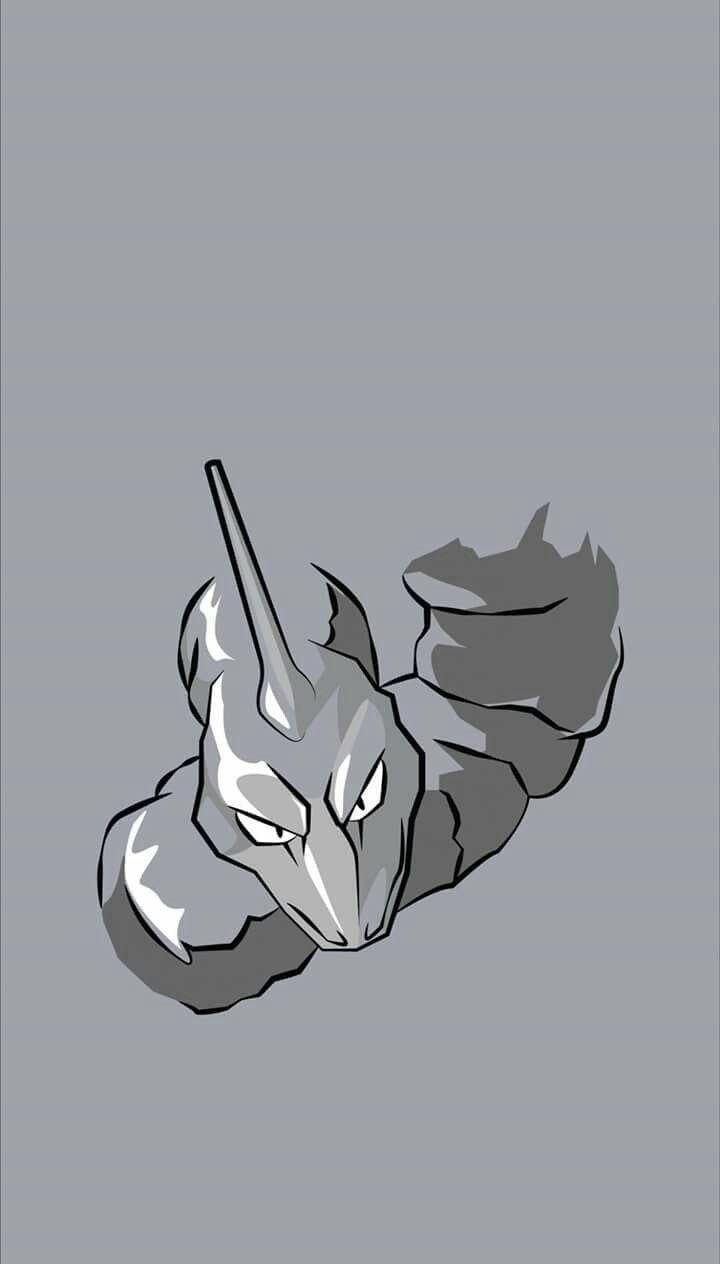 Onix Blending In Gray Background Background