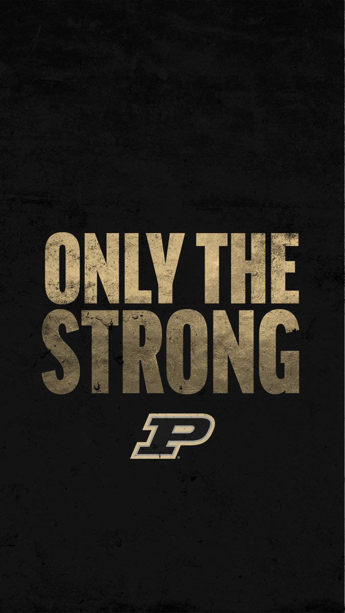 Only The Strong Poster Purdue University