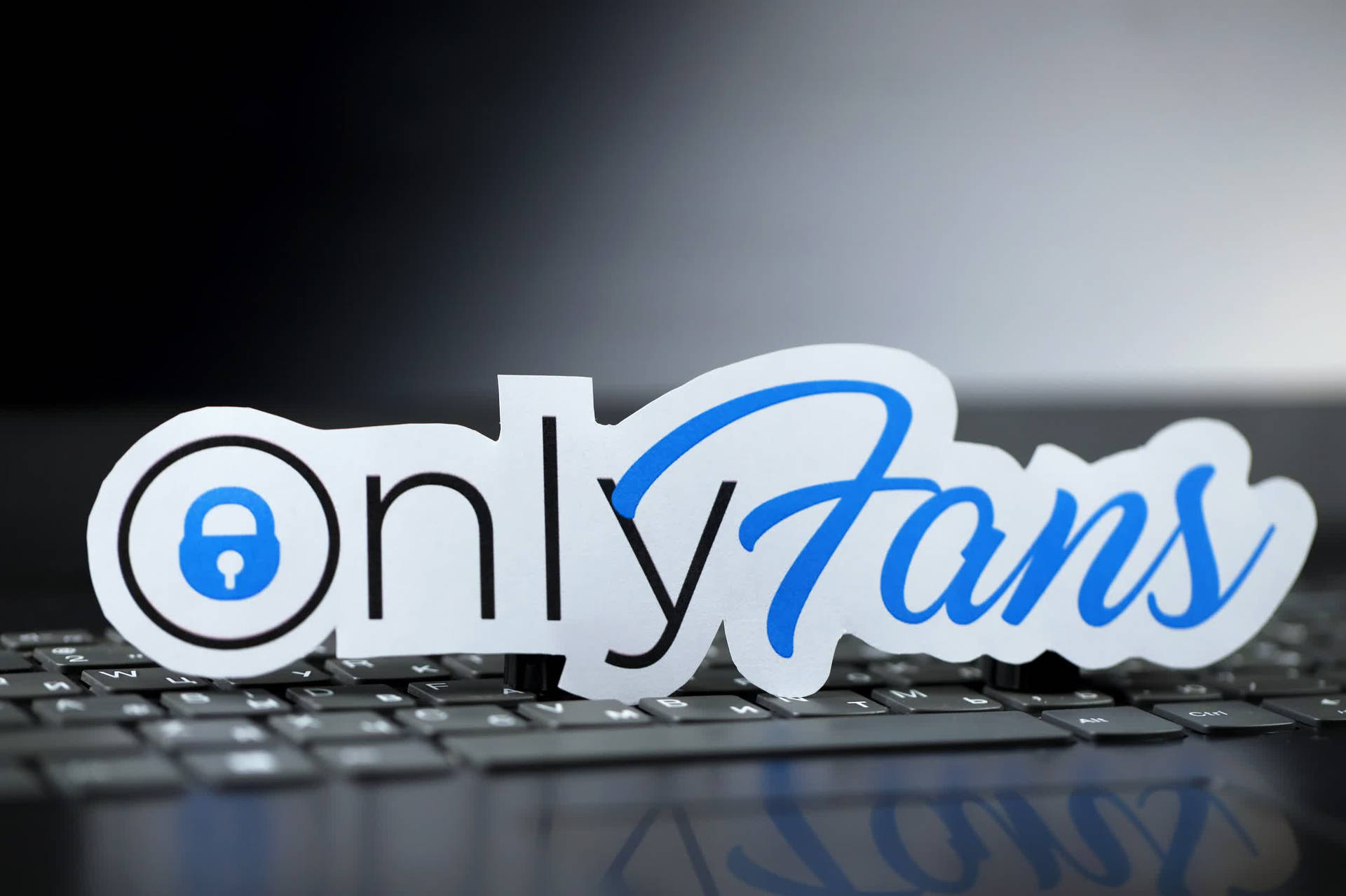 Onlyfans Paper Sticker Background