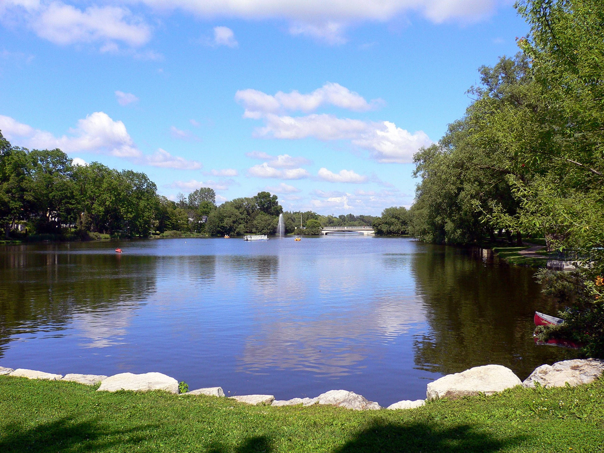 Ontario Park Landscape Background