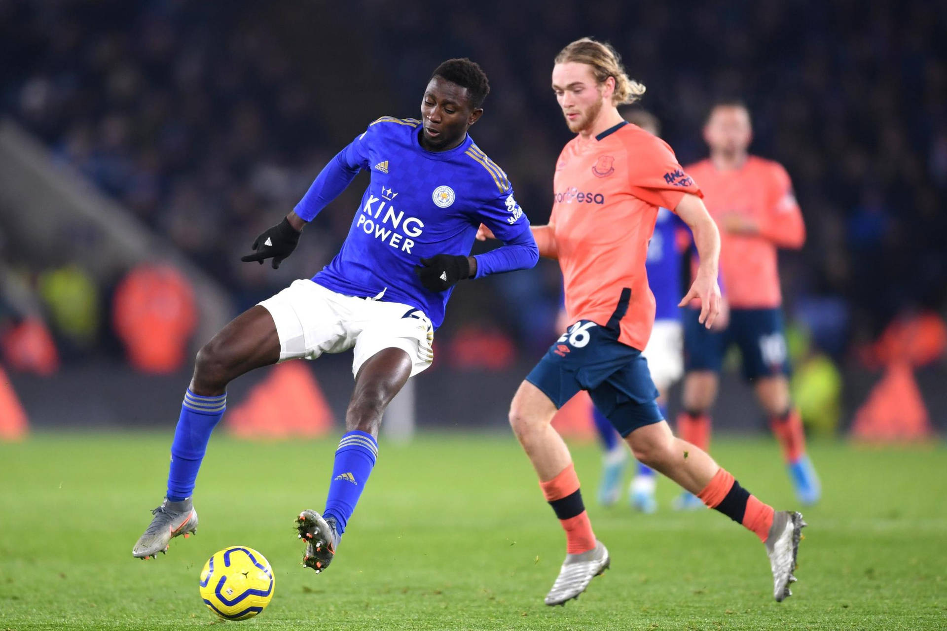 Onyinye Ndidi With The Ball Background