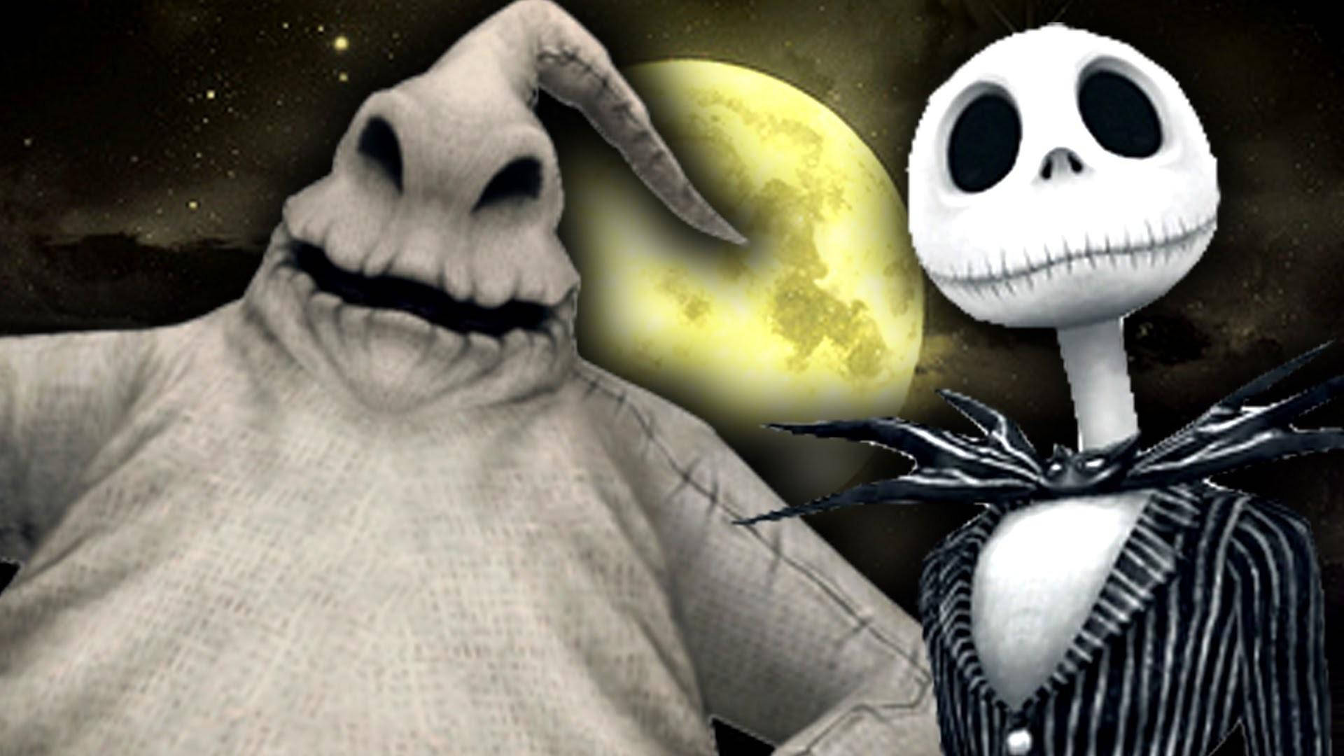 Oogie And Jack The Nightmare Before Christmas Background