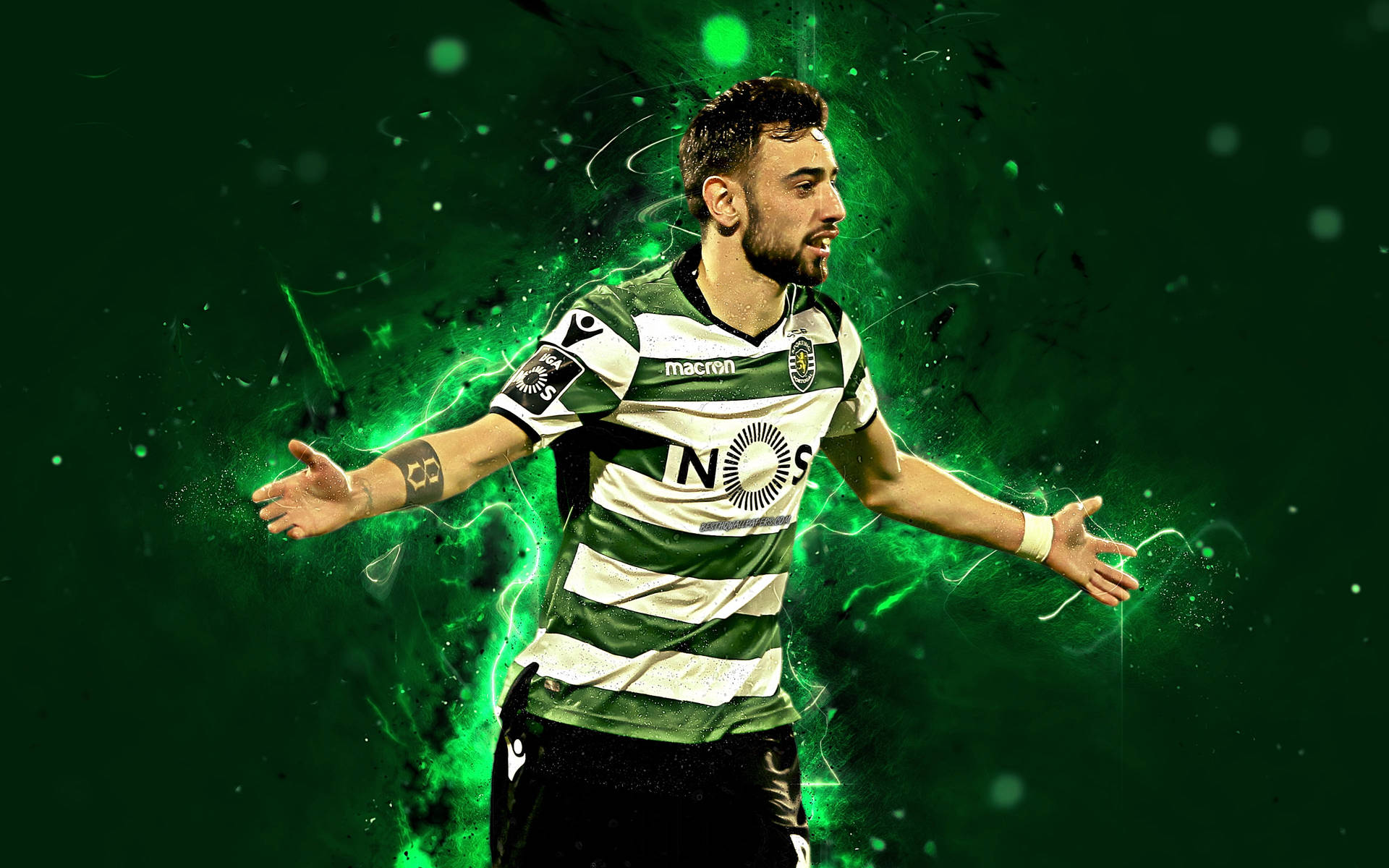 Open Arms Bruno Fernandes Background