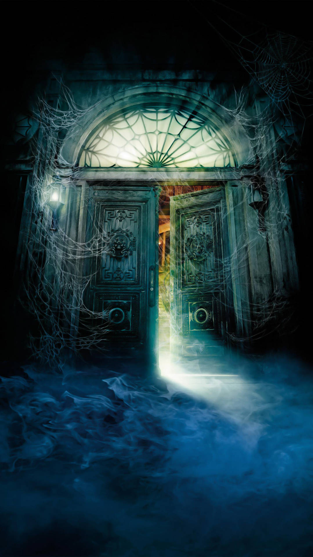 Open Door Haunted Mansion Background