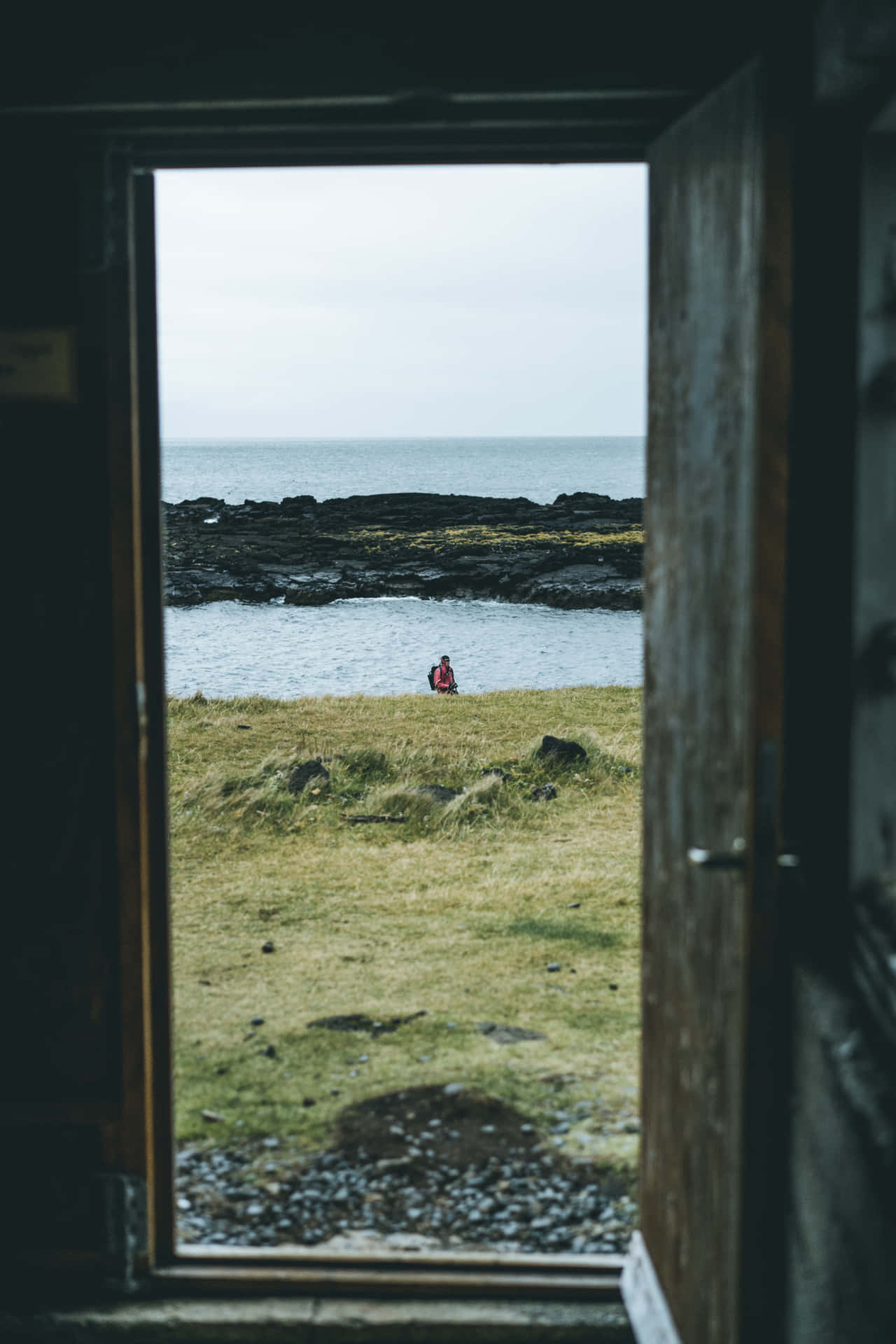 Open Door To Seaside Cliff