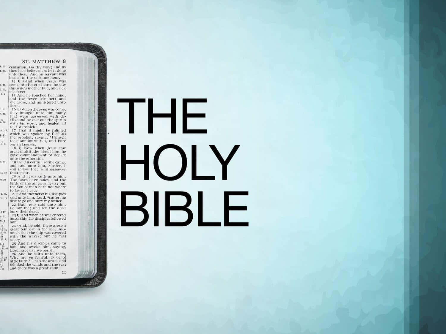 Open Page Holy Bible Background