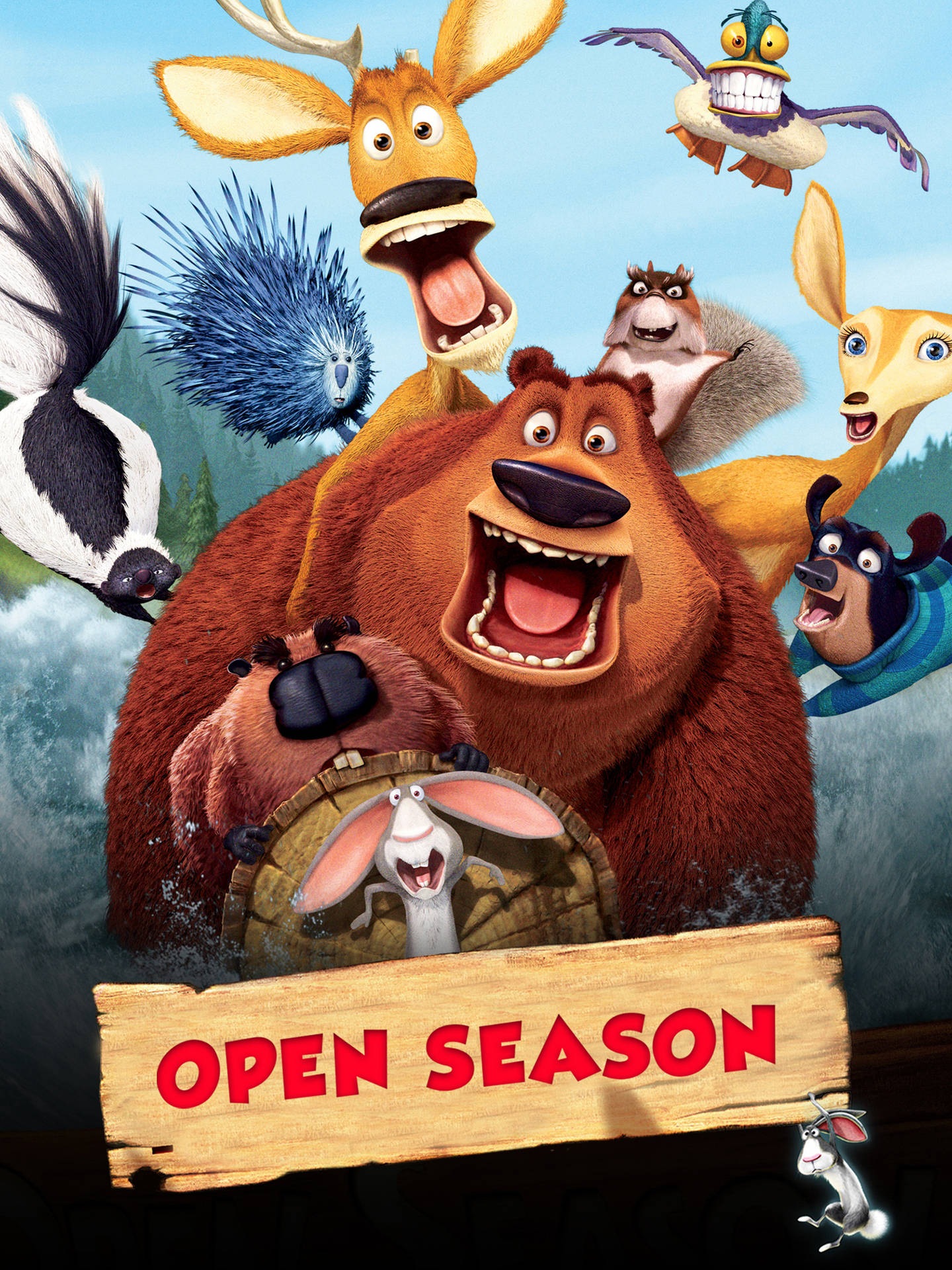 Open Season Animated Movie Characters Background