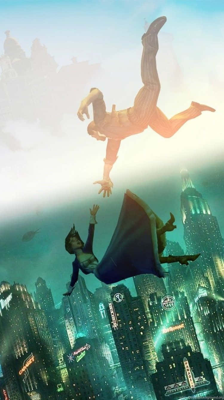 Open The Door And Submerge Yourself Into The World Of Bioshock. Background