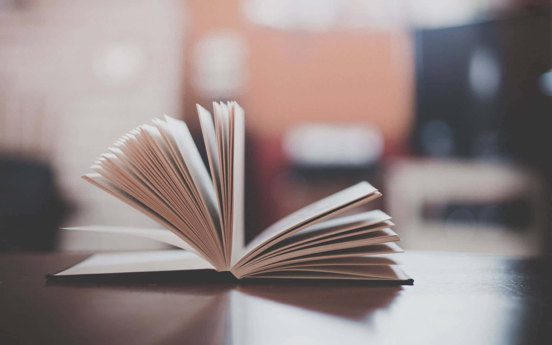 Opened Novel Background