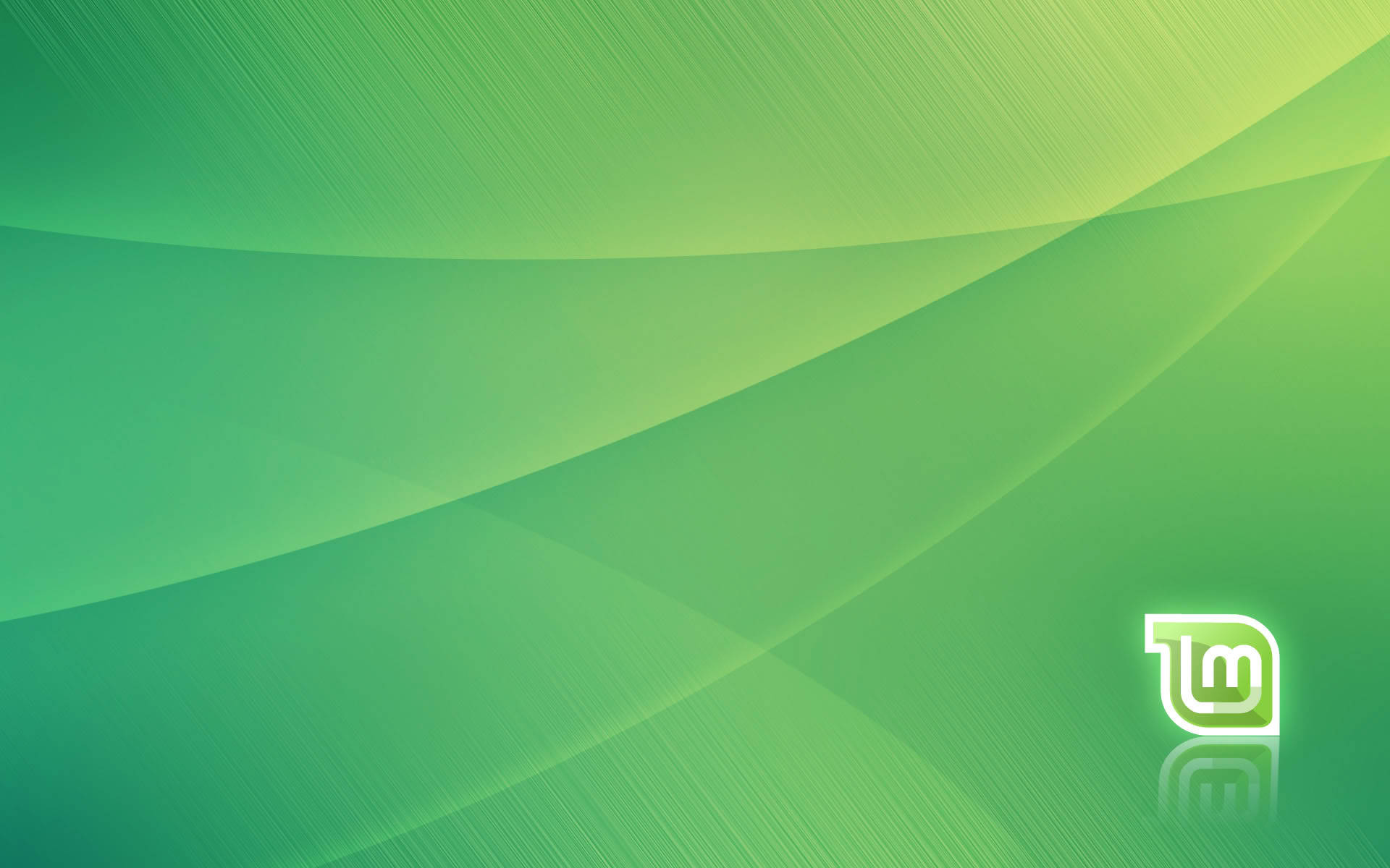 Operating System Linux Mint Green Abstract Logo