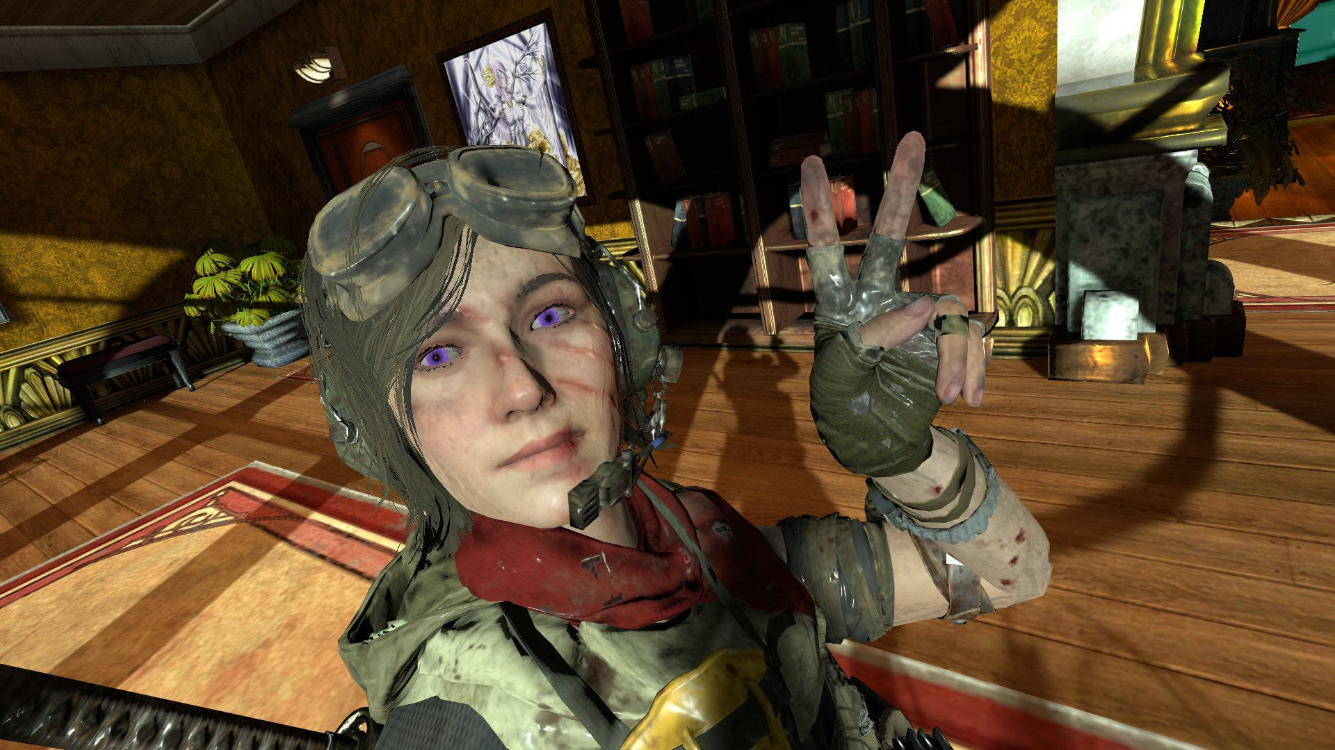 Operator Samantha Maxis Battlefield Selfie Background