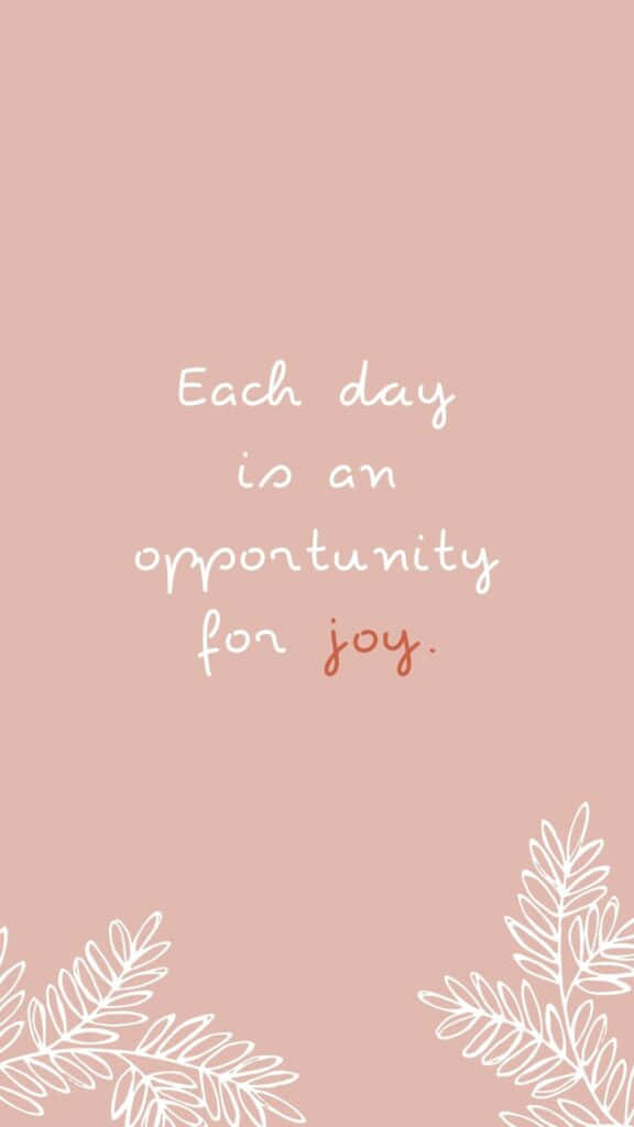 Opportunity For Joy