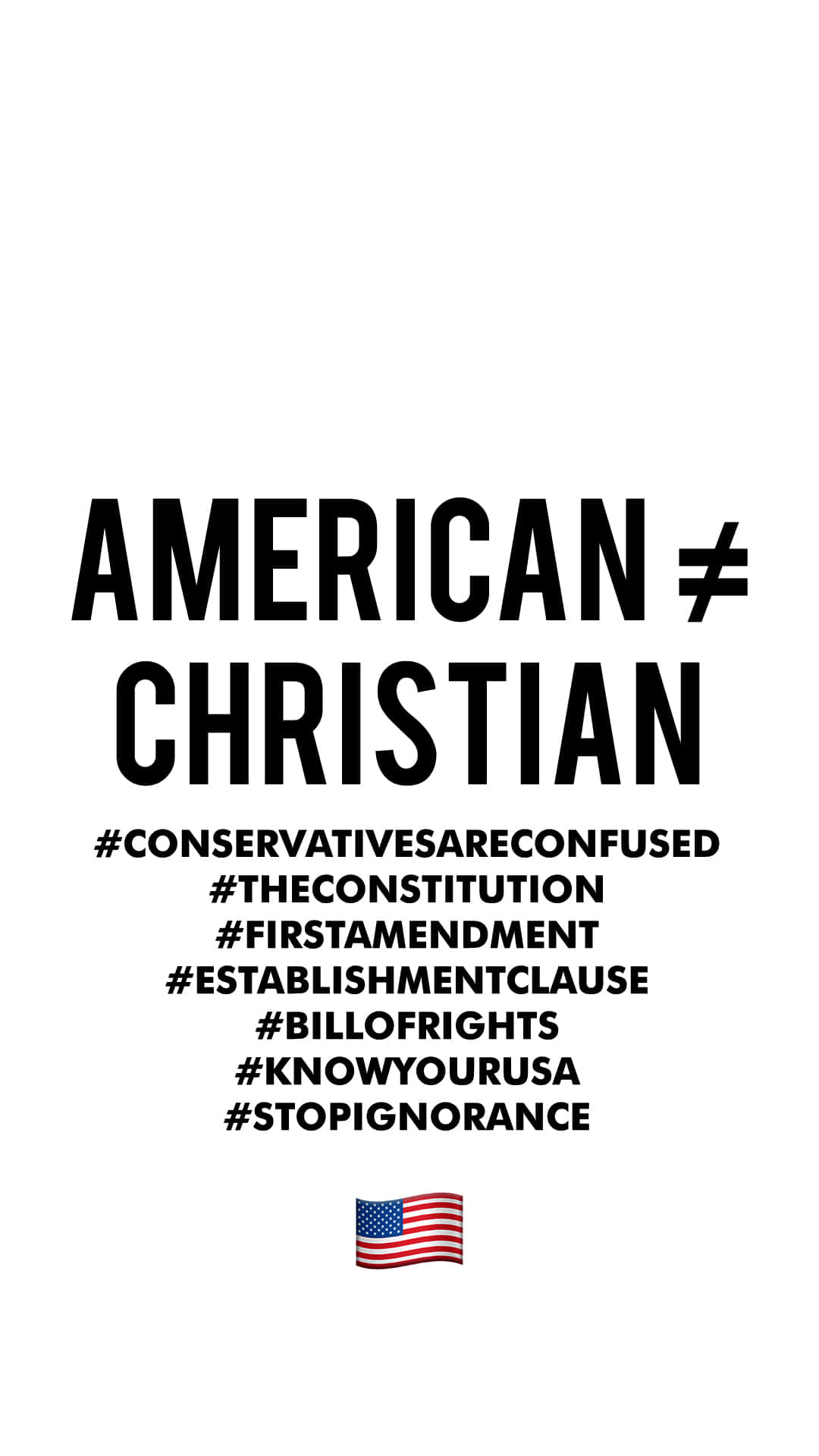 Opposition To Republican View Of A Christian America Background