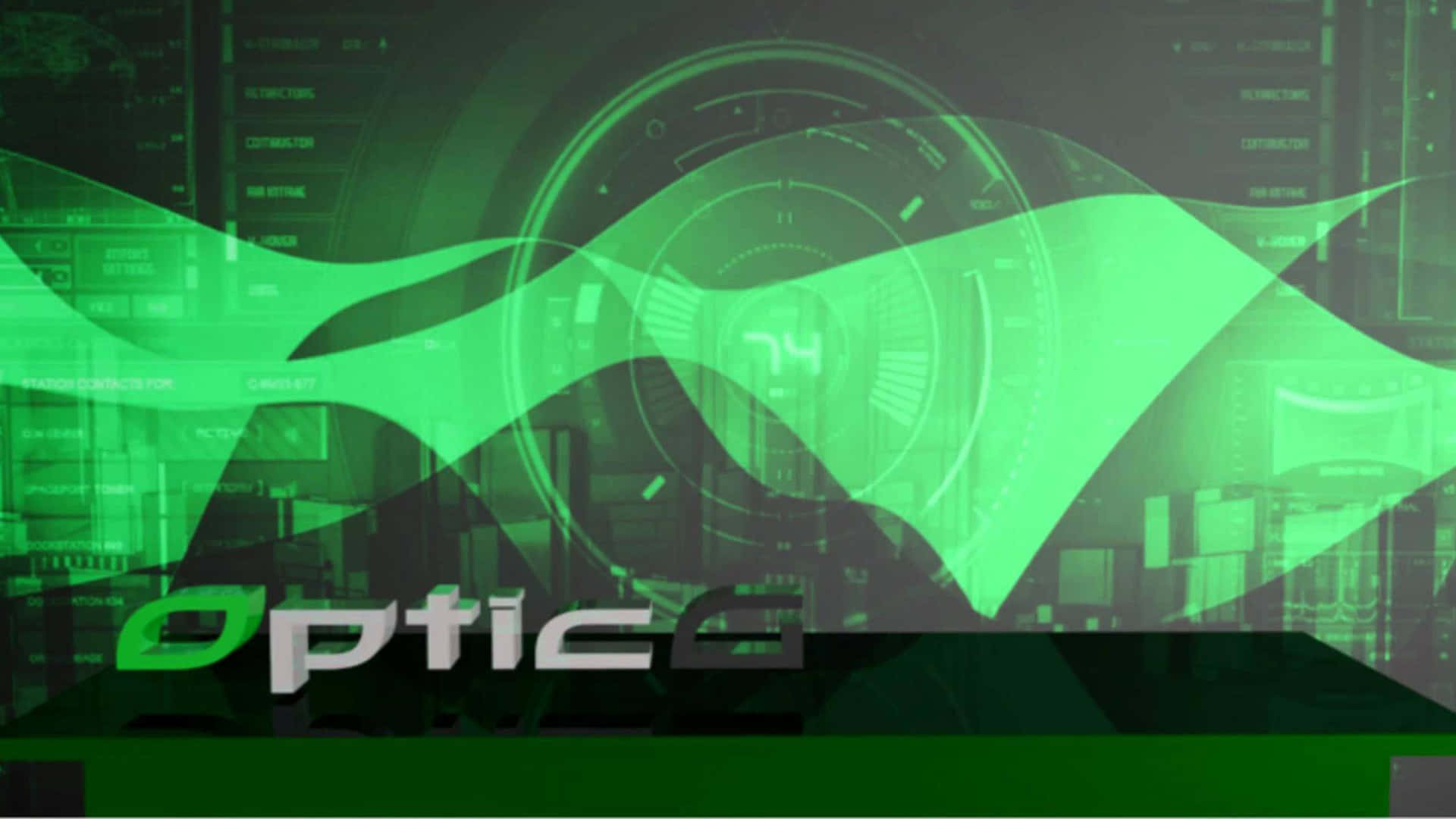 Optic Gaming Abstract Background