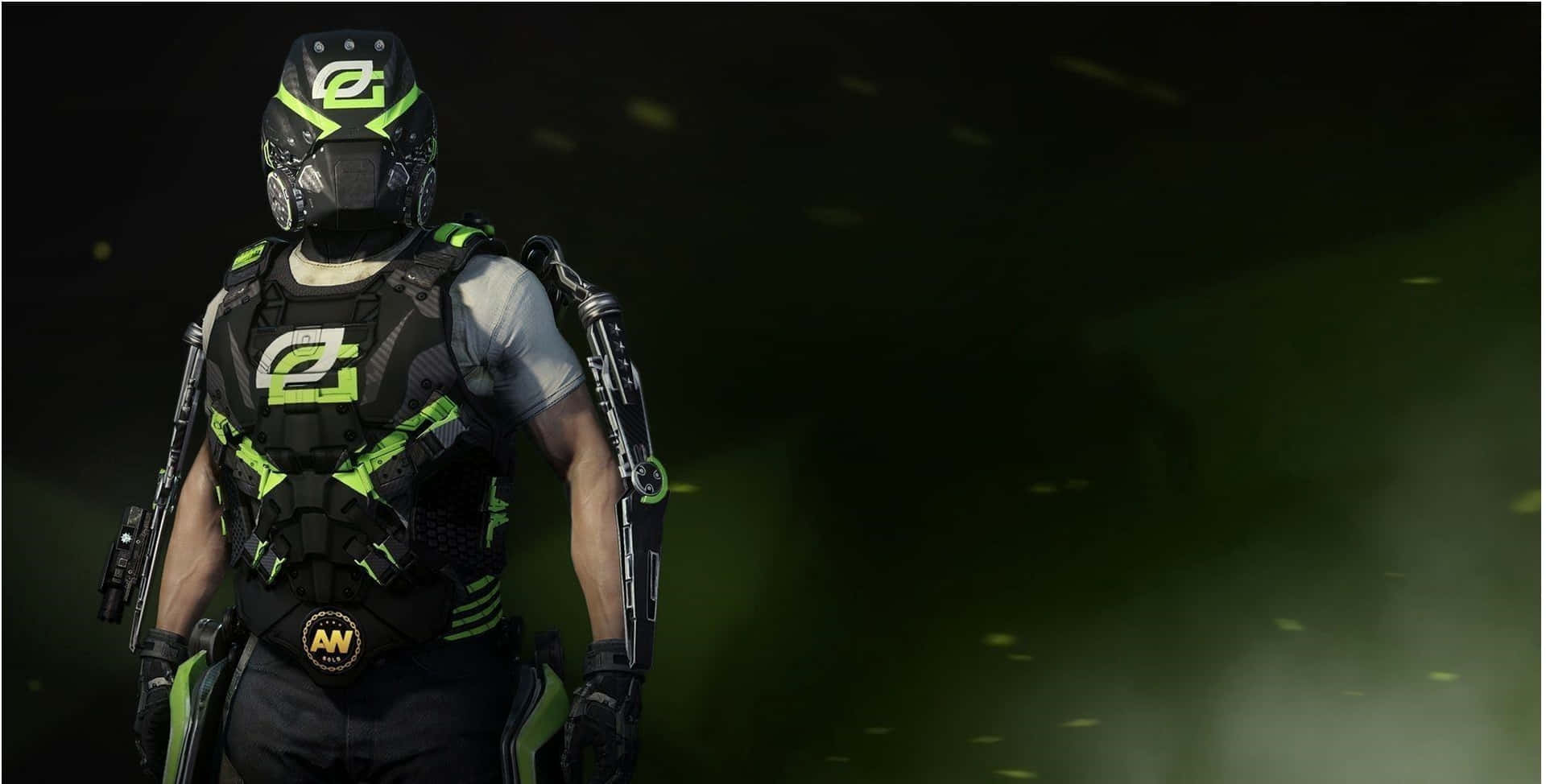Optic Gaming Futuristic Soldier Concept Background