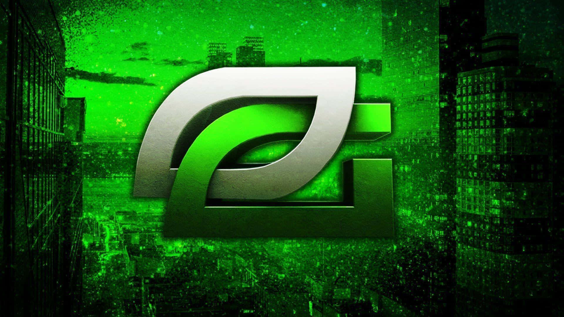 Optic Gaming Logo Green Background