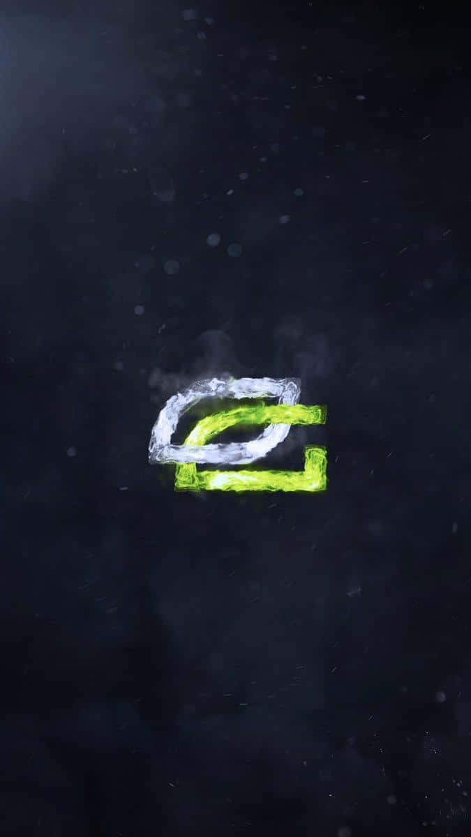 Optic Gaming Logo Ice Effect Background