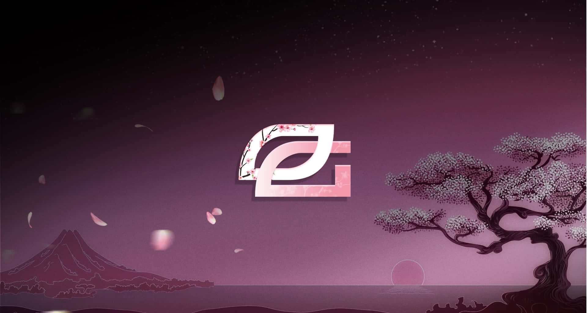 Optic Gaming Sakura Theme Wallpaper