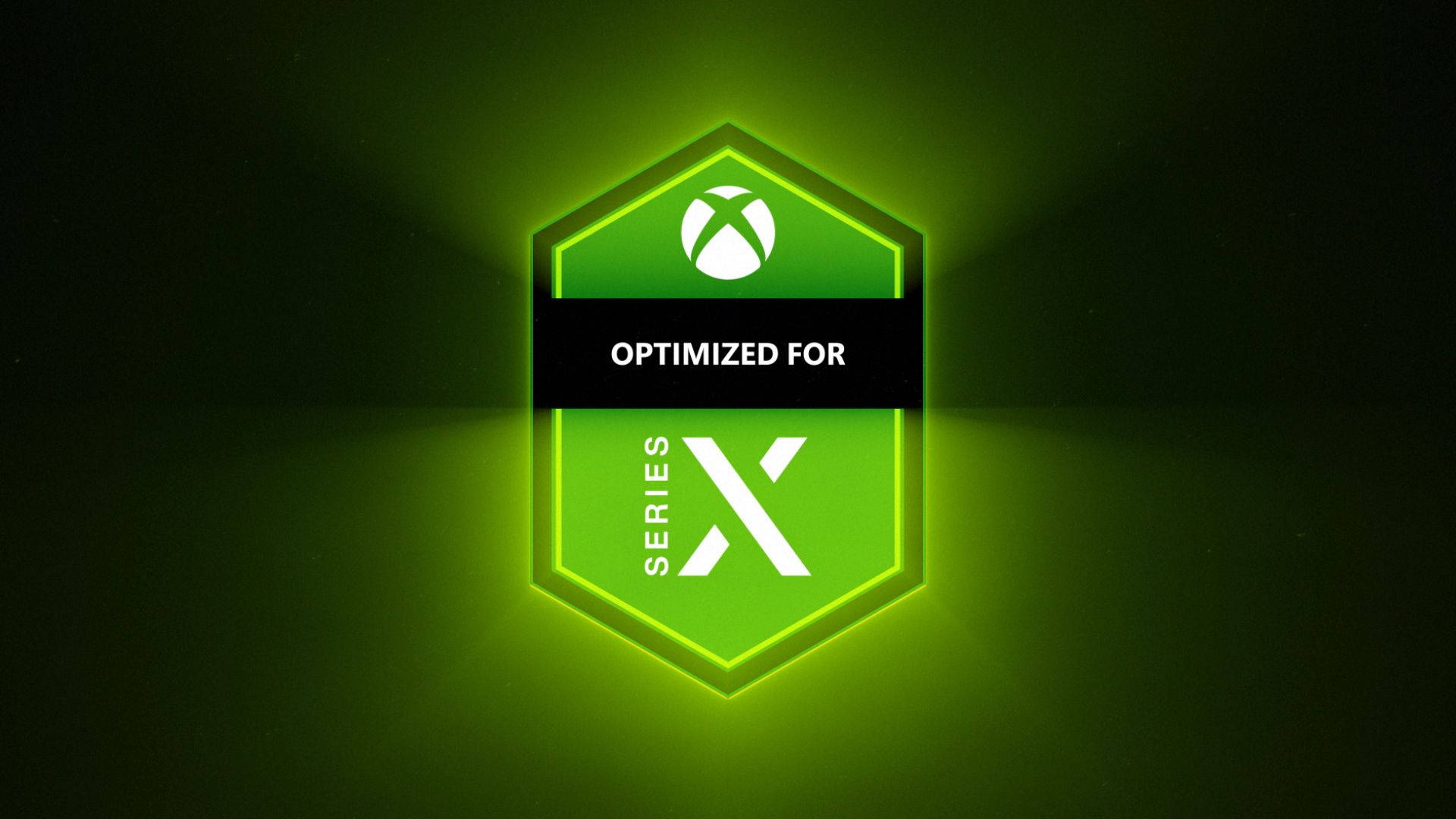 Optimized For Xbox Series X Logo Background