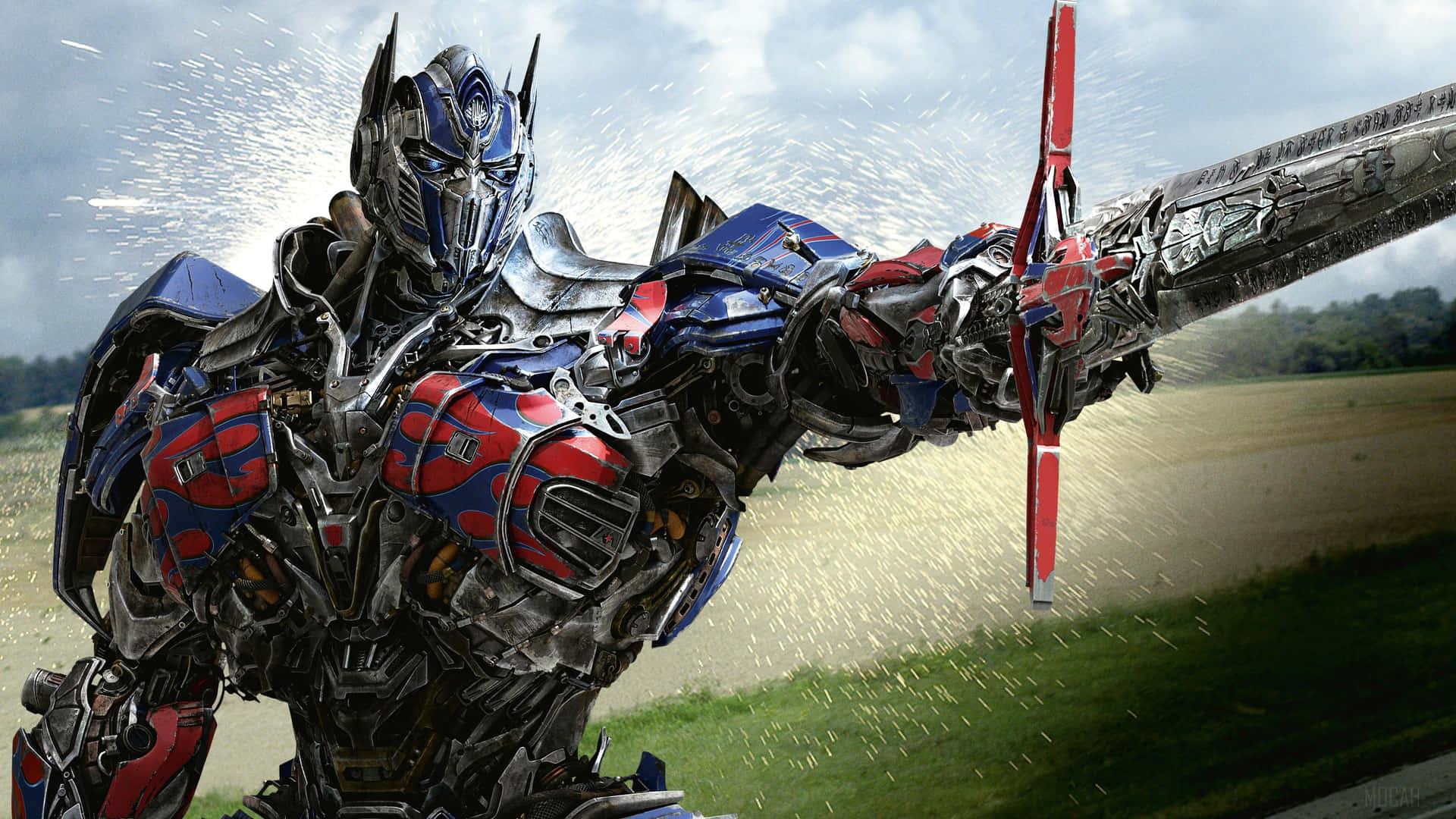 Optimus Prime 4k Intimidating Background