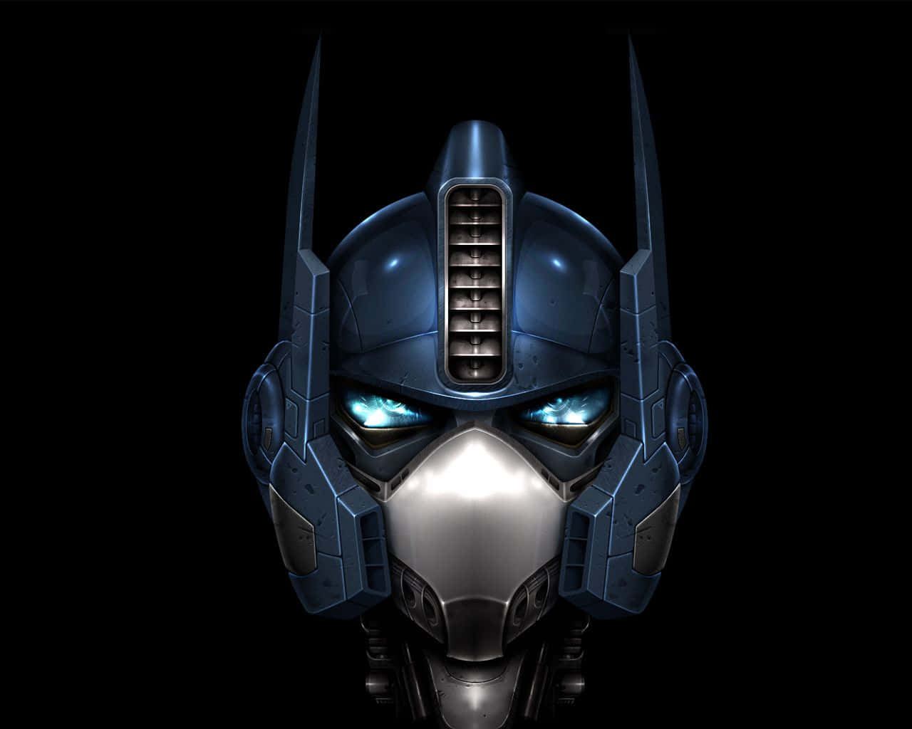 Optimus Prime Blue Face Transformers: Prime Background