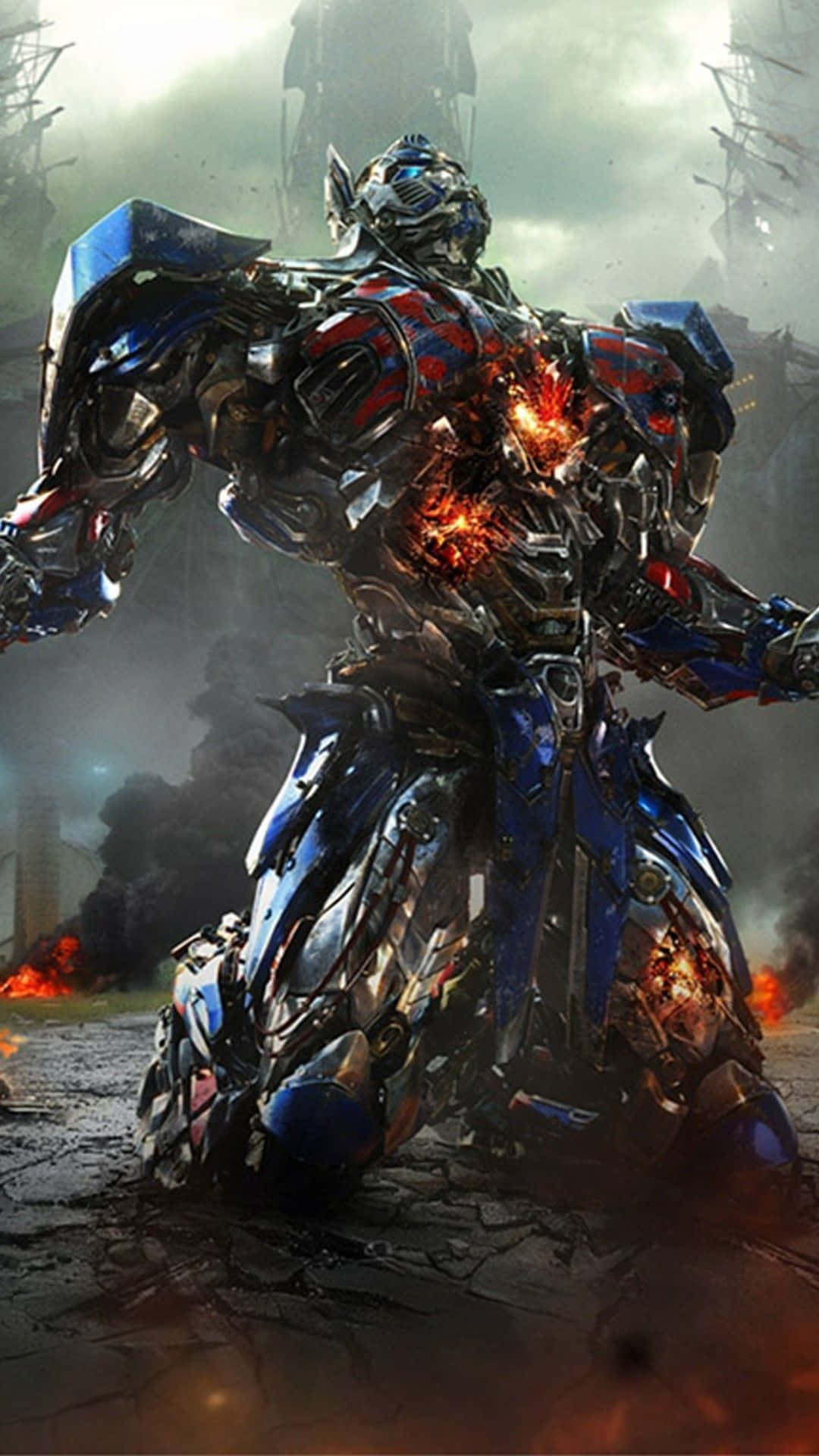 Optimus Prime Face Age Extinction