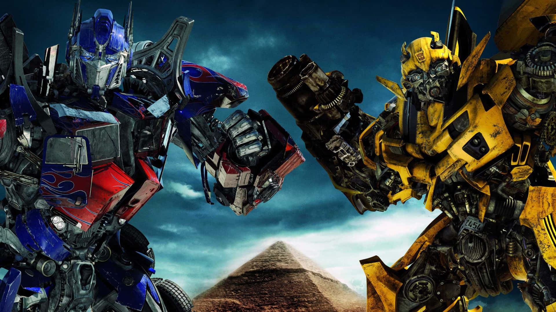 Optimus Prime Face Bumblebee Egypt Background