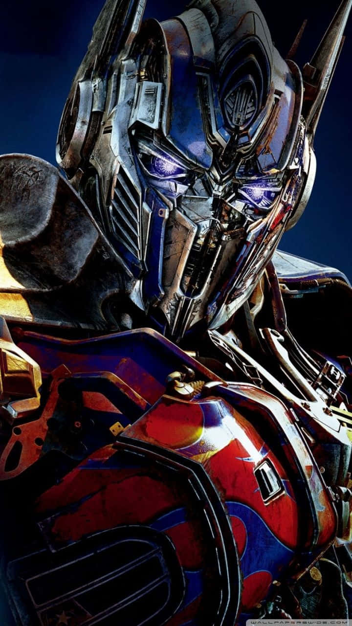 Optimus Prime Face Close-up Shot