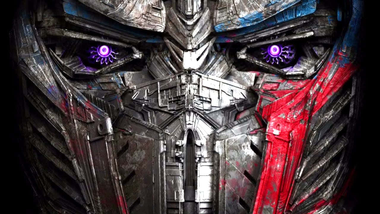 Optimus Prime Face Faded Paint