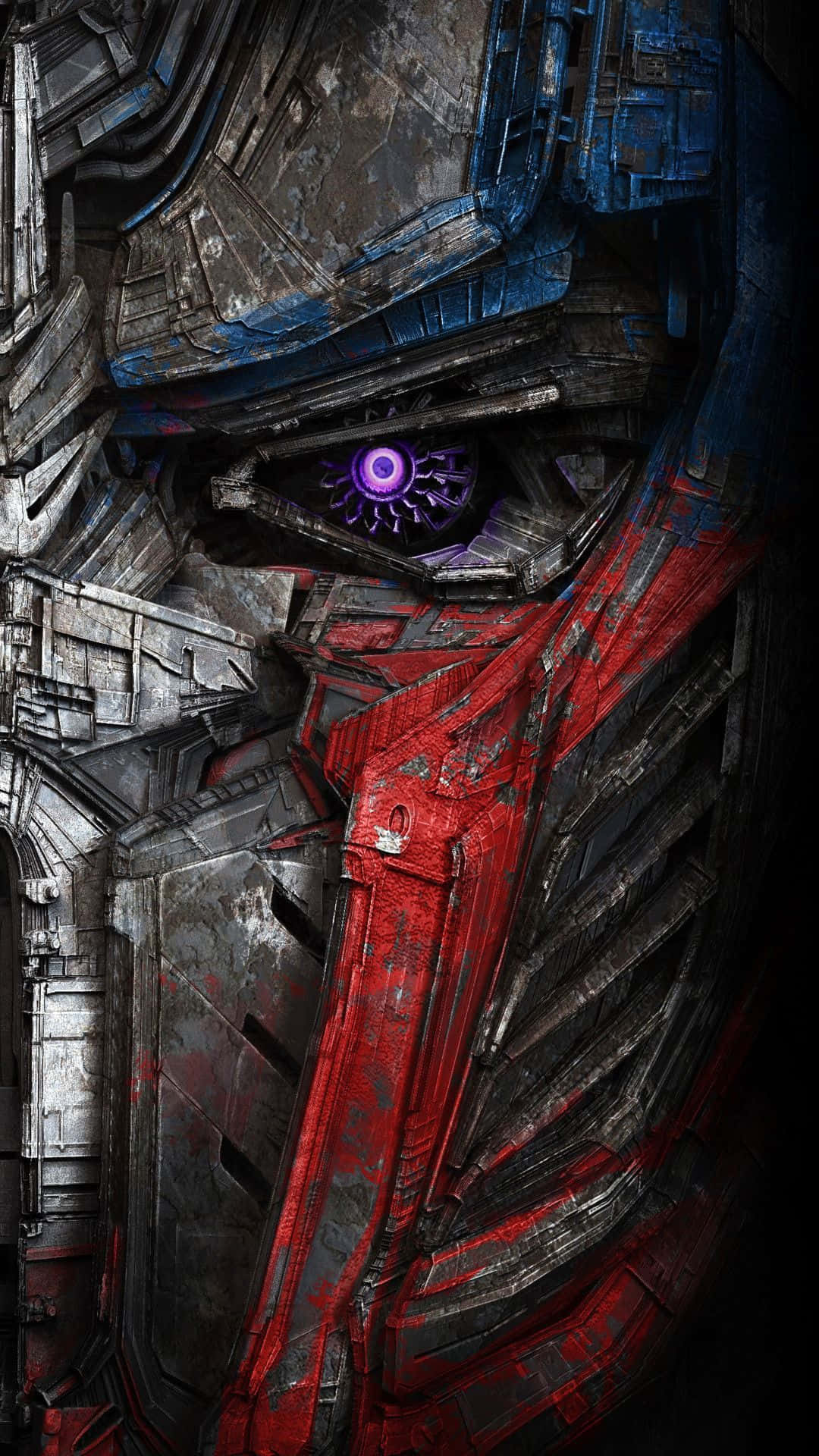 Optimus Prime Face Half View