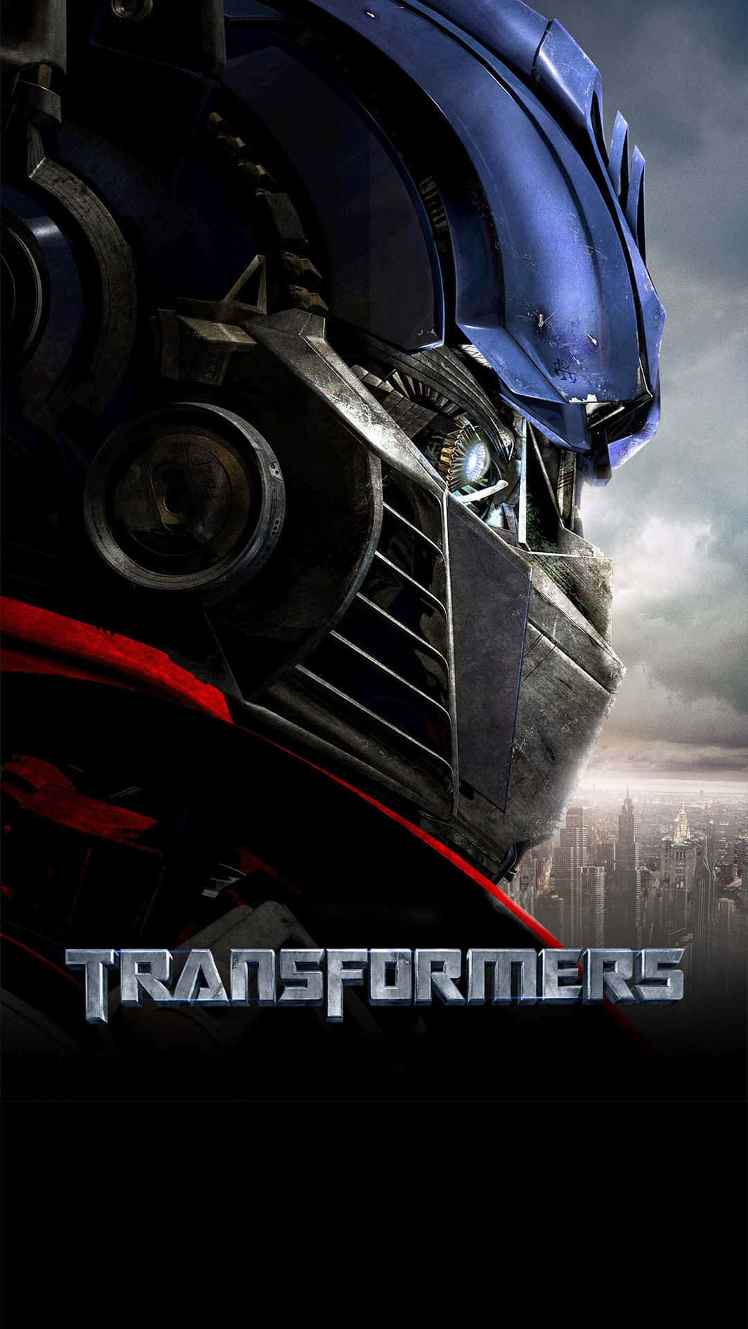 Optimus Prime Face Transformers 2007 Background